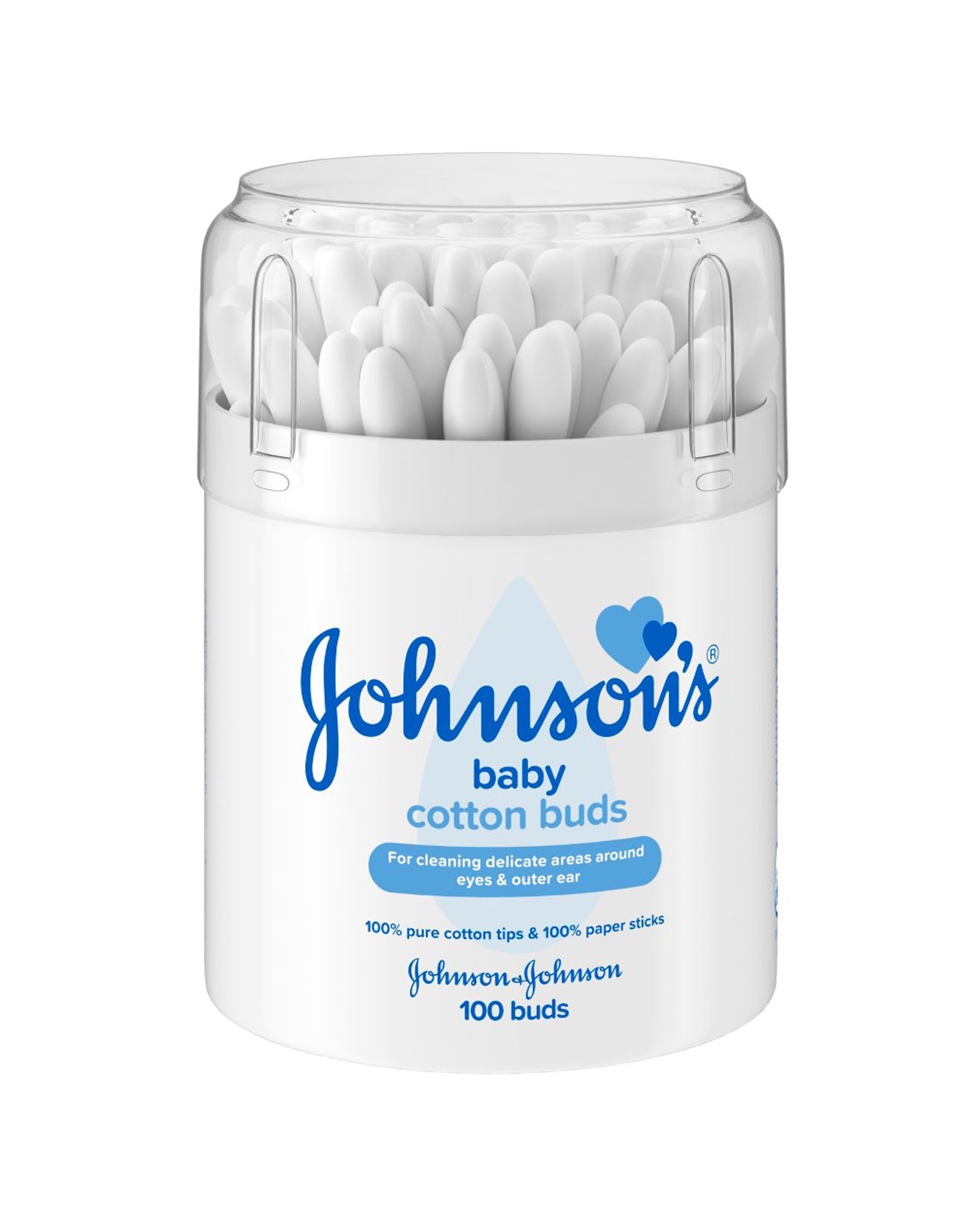 Johnson's Baby Cotton Buds 100 Drum