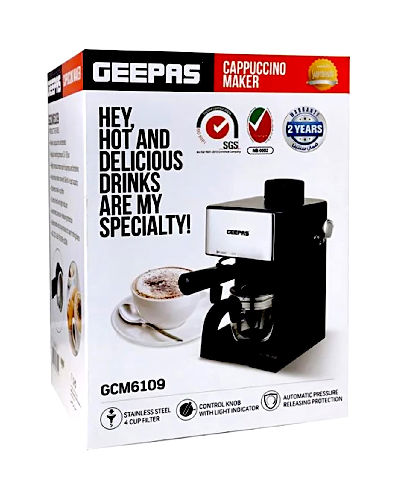 GEEPAS Cappuccino Maker (GCM6109)