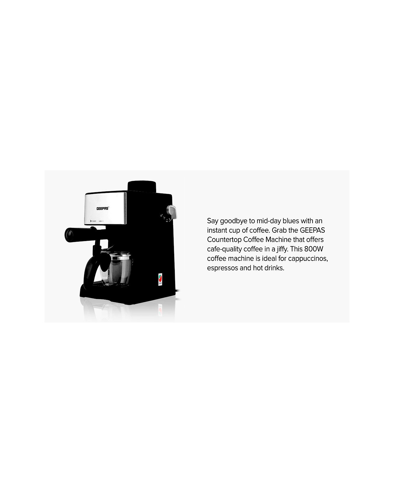 GEEPAS Cappuccino Maker (GCM6109)