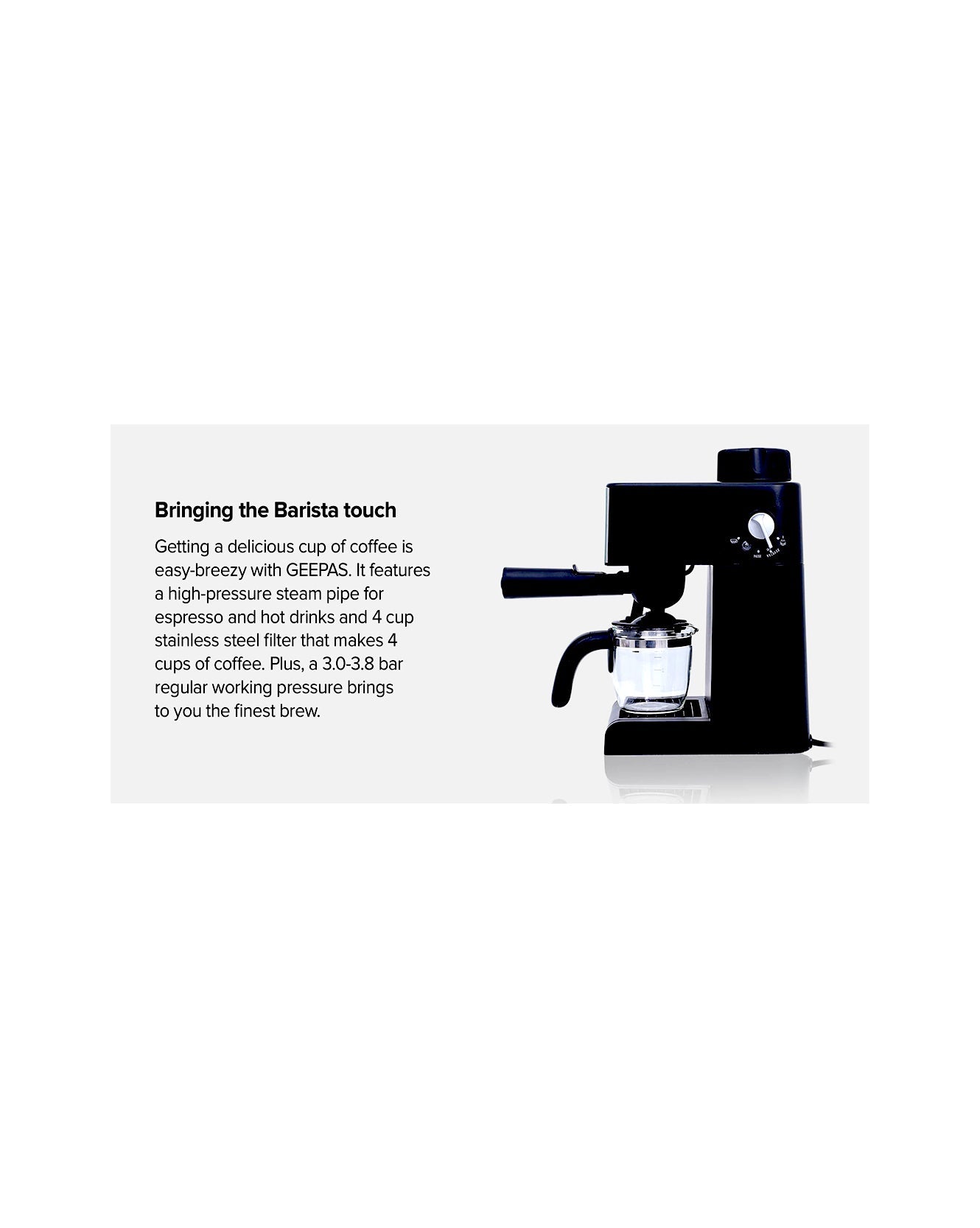 GEEPAS Cappuccino Maker (GCM6109)