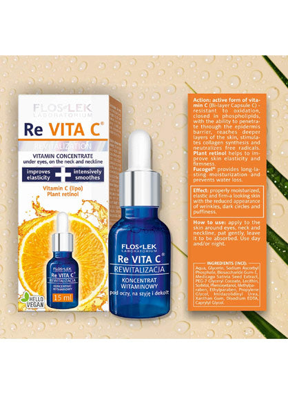 Floslek Vitamin C Serum for Face | Brightens, Moisturizes & Smoothes