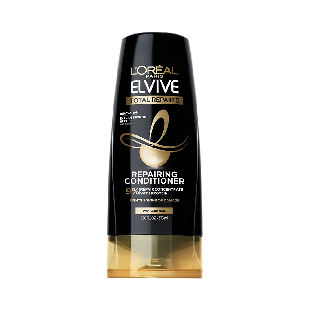 Loreal Paris Elvive Total Repair 5, Repairing Conditioner, Innovation & Extra Strenght, For Damage Hair, 12.6 FL. OZ (375ml)