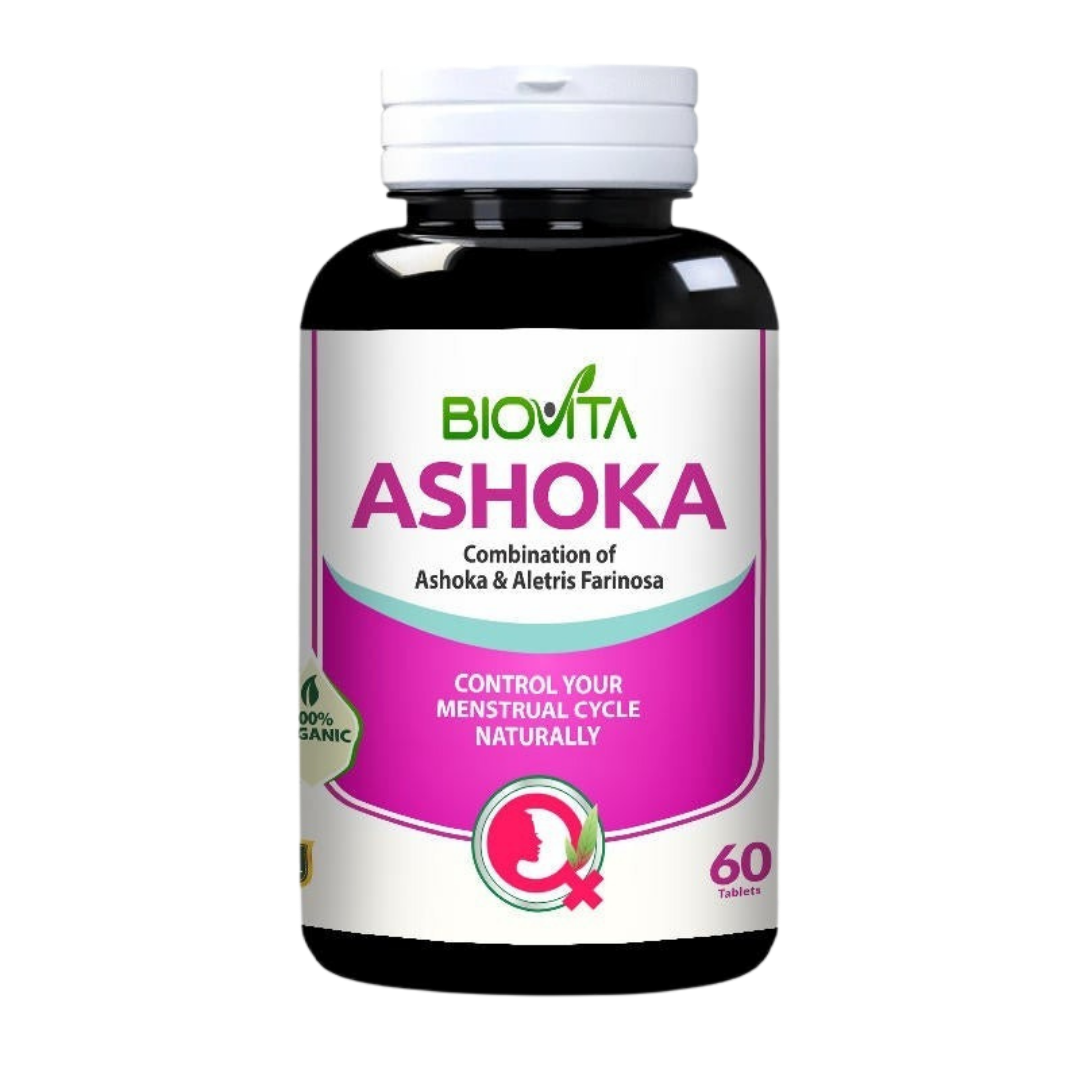 Biovita Ashoka Control Your Menstrual Cycle Naturally 60 Tablets