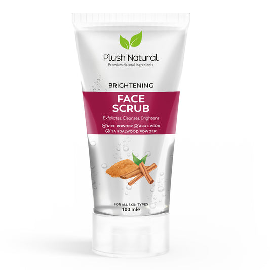 Plush-Natural Brightening Face Scrub