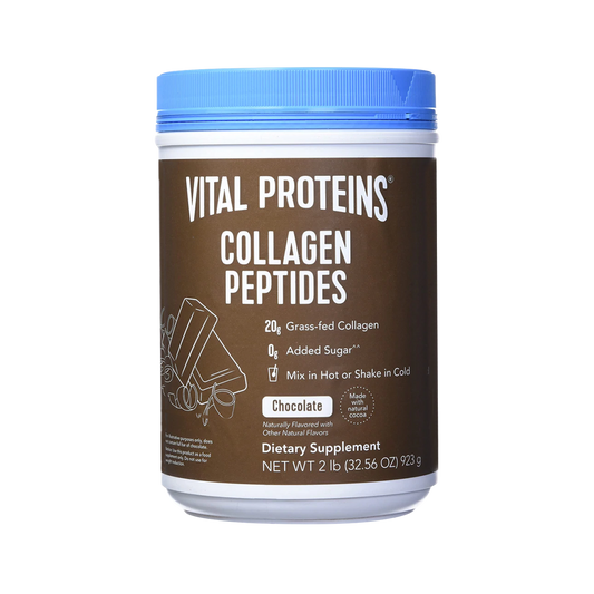 Vital Protein Collagen Peptides, Grass Fed, Dietary supplement Gluten, Chocolate, 32.56 Oz
