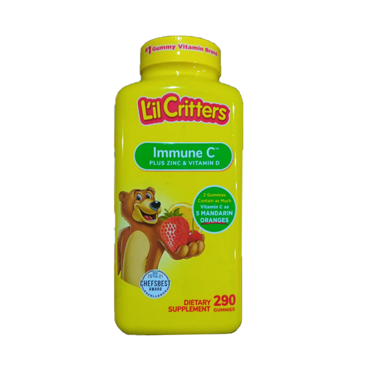 Lil Critters Immune C Plus Zinc & Vitamin D 290 Gummies (Short Expiry 02/2023)