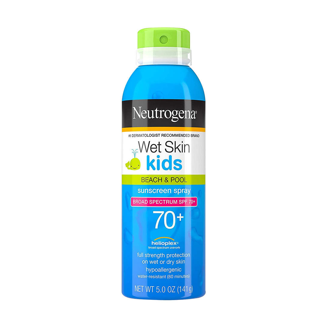 Neutrogena Wet Skin Kids Beach & Pool Sunscreen Spray SPF 70+ (141g)