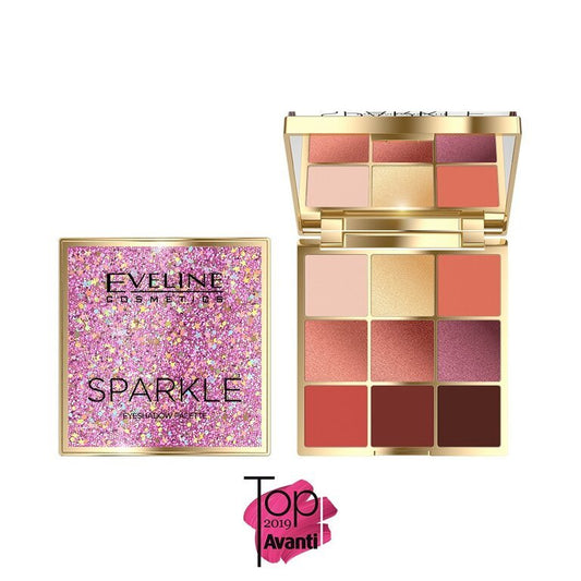EYESHADOW PALETTE 9 COLORS SPARKLE