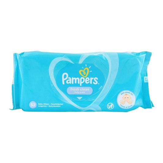 PAMPERS, Fresh Clean Baby Wipes Scented 52`s