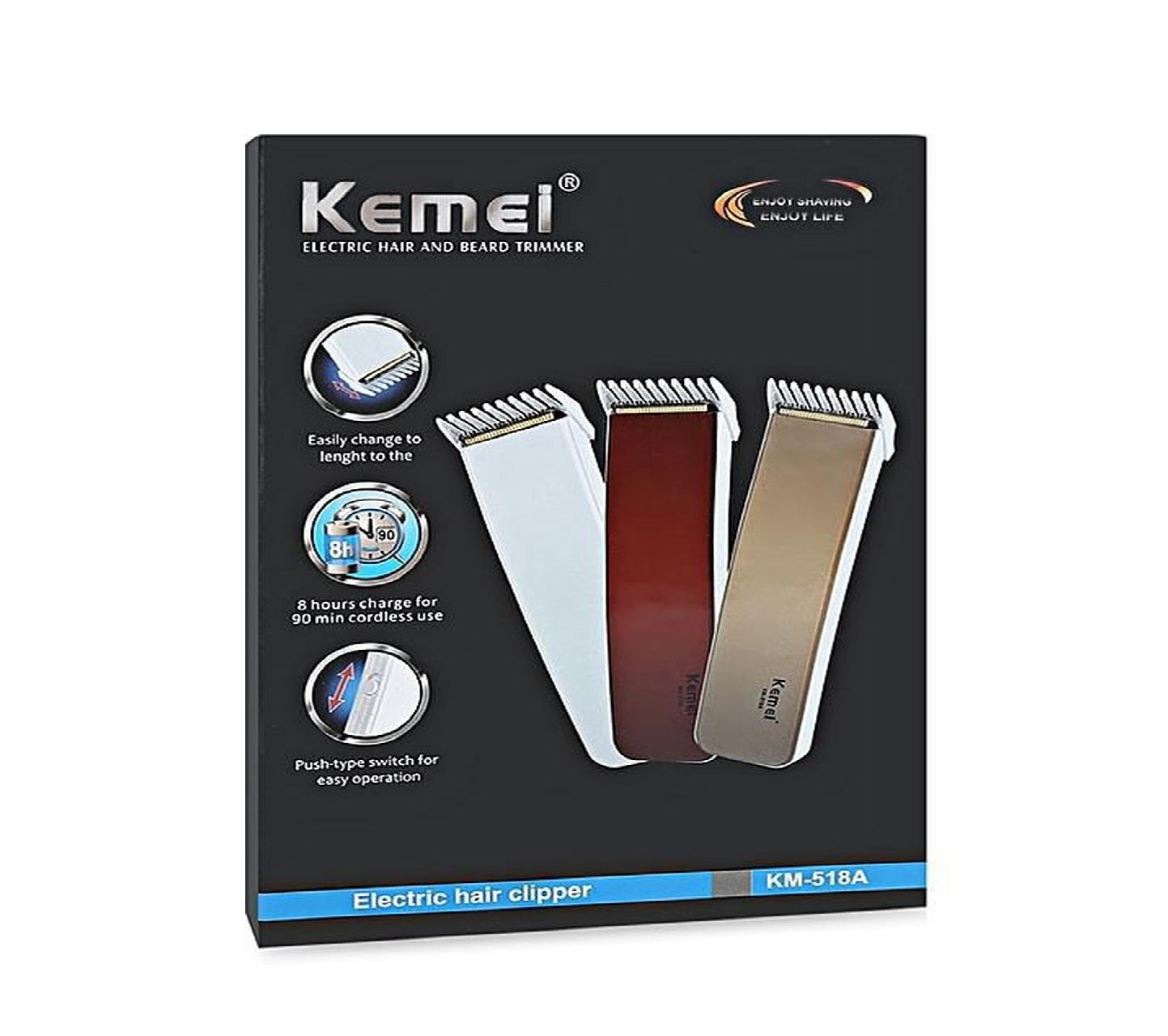 KEMEI Electric Hair & Beard Trimmer