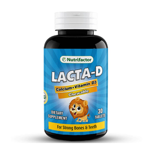 Nutrifactor Lacta-D, Calcium + Vitamin D3, 30 Tablets