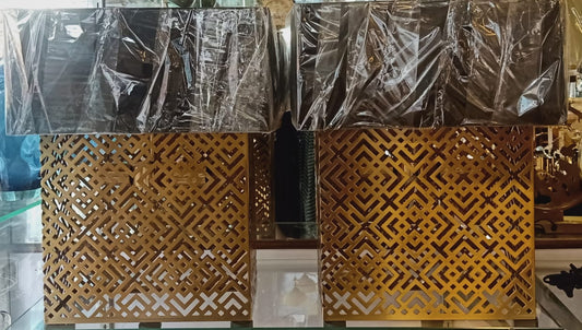 Brass Lamp Pair