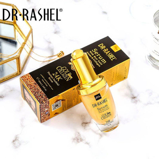 24 K Real Gold Atoms Ampoule Collagen Makeup Primer Anti Wrinkle Hyaluronic Acid Face Whitening Serum