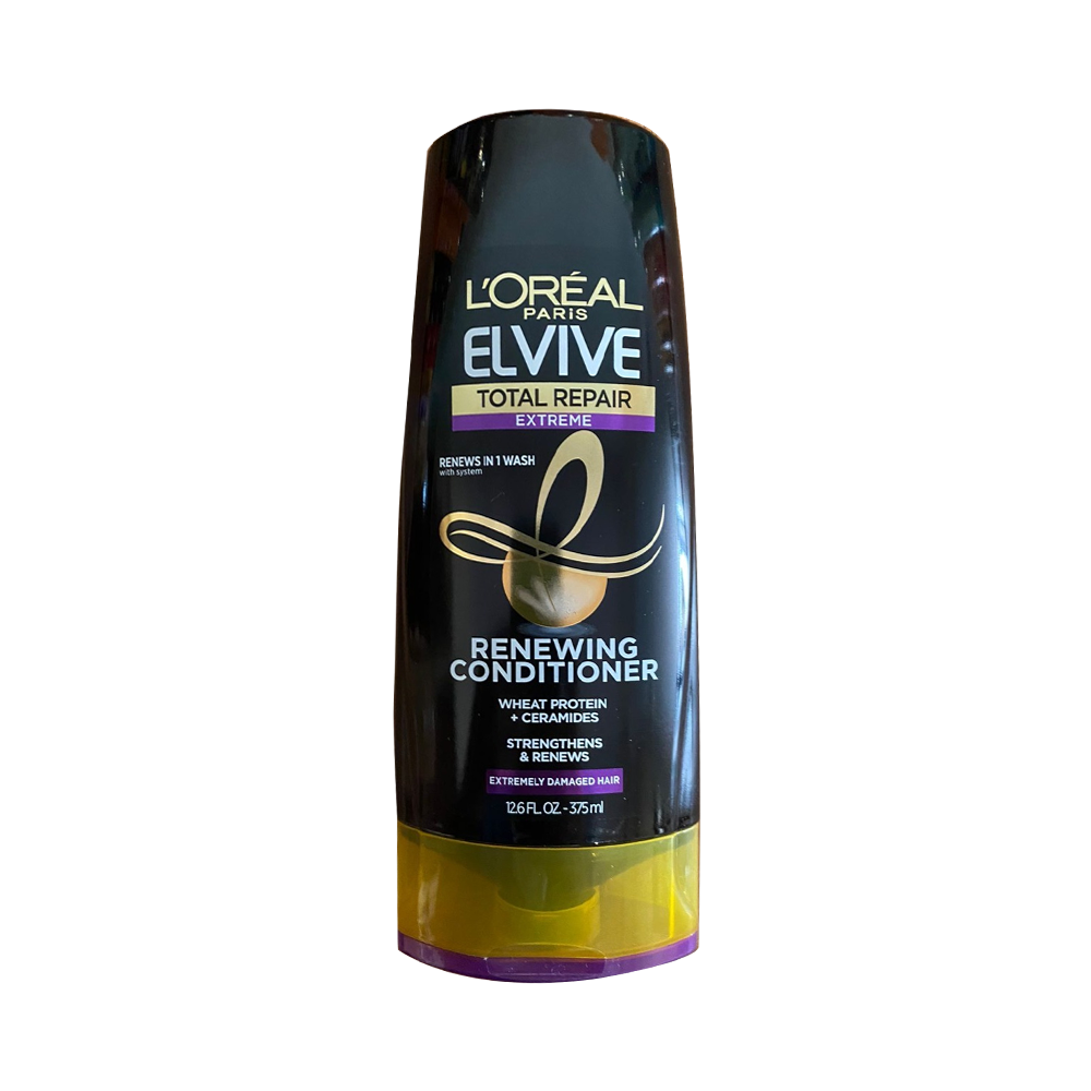 Loreal Paris Elvive Total Repair Extreme, Renewing Conditioner, Wheat Protein & Ceramides, Strengthens And Renews, 12.6 FL.OZ (375ml)
