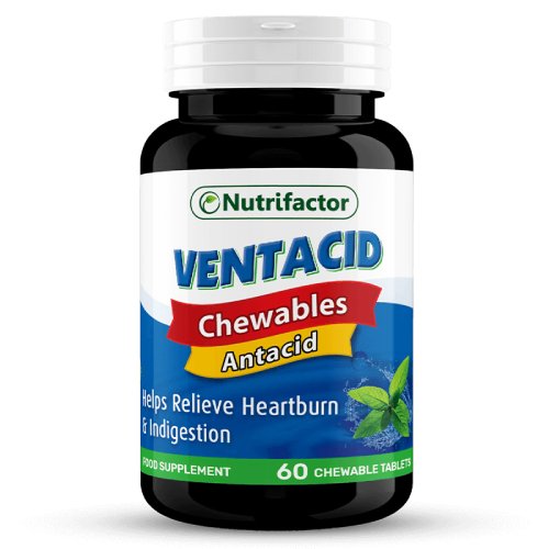 Nutrifactor Ventacid Chewables Antacid 60 Chewables Tablets