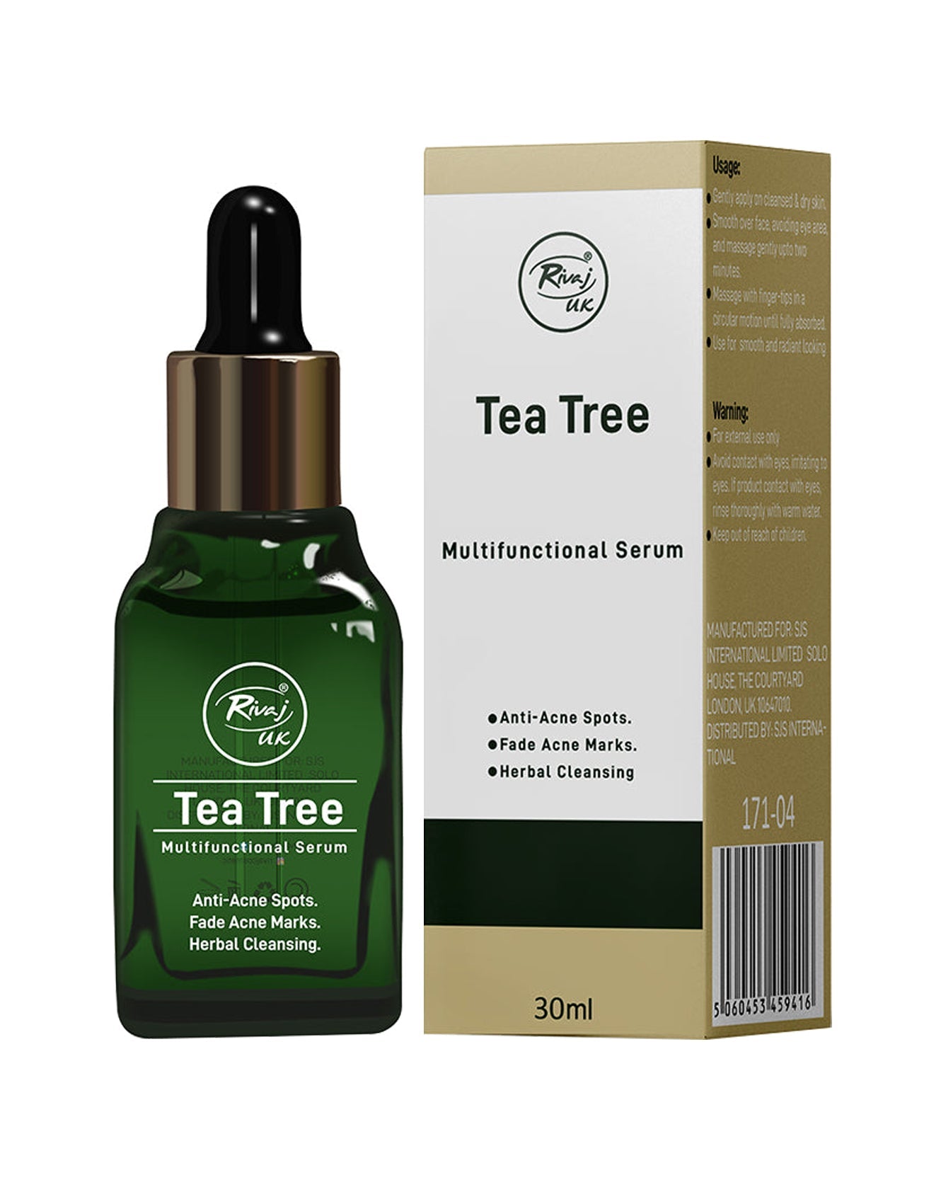 Rivaj UK Face Serum - Tea Tree 30ml